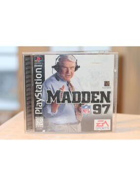 Madden NFL 97 PlayStation Jewel case only no disc video Game